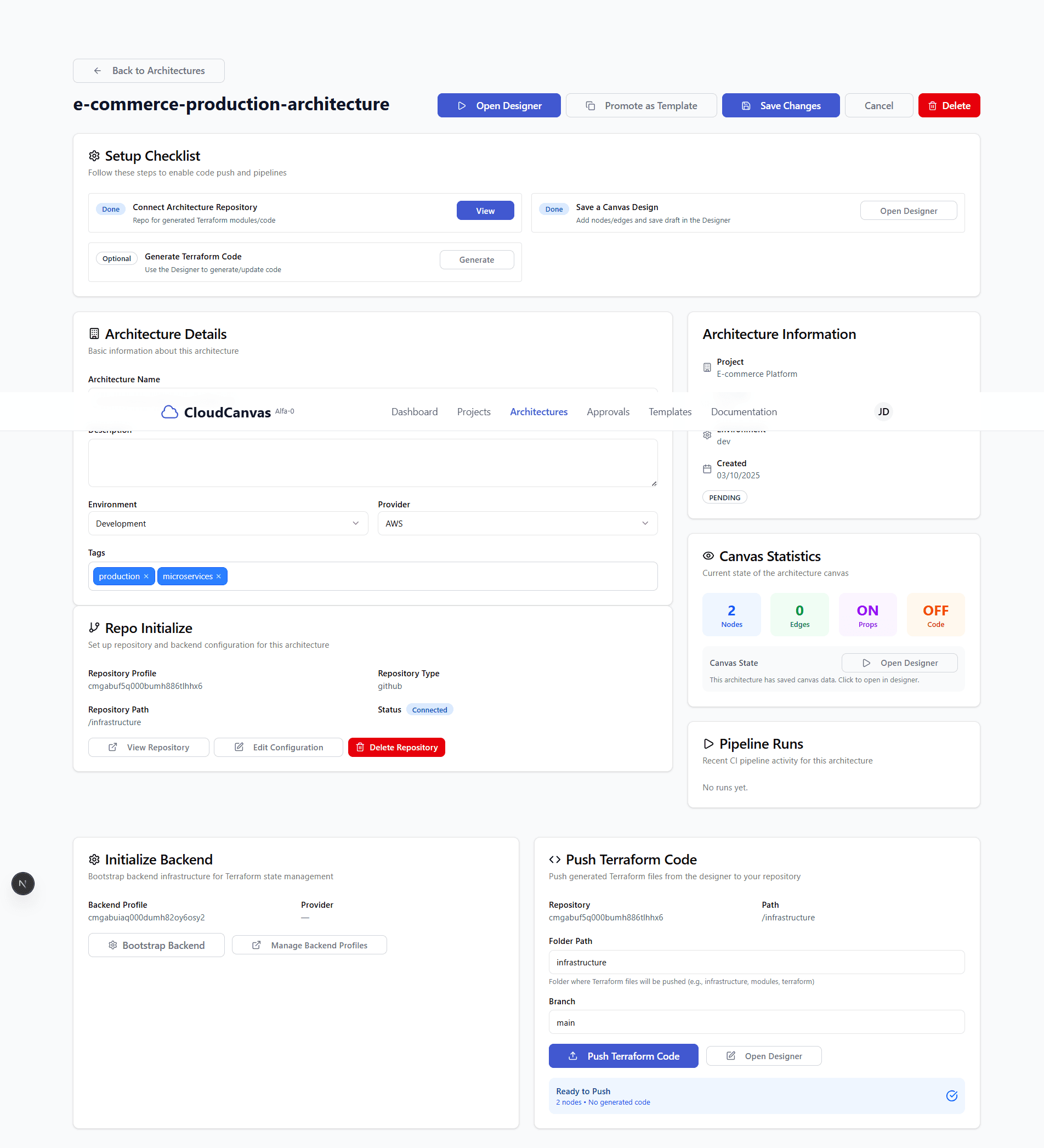 Backend Bootstrap Section